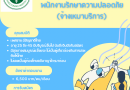 ประกาศรับสมัครพนักงานรักษาความปลอดภัย